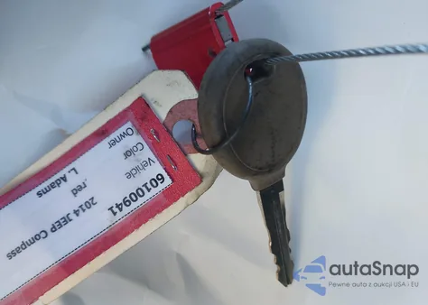 2014 Jeep Compass Latitude z USA, uszkodzony, nr VIN 1C4NJDEB7ED904822